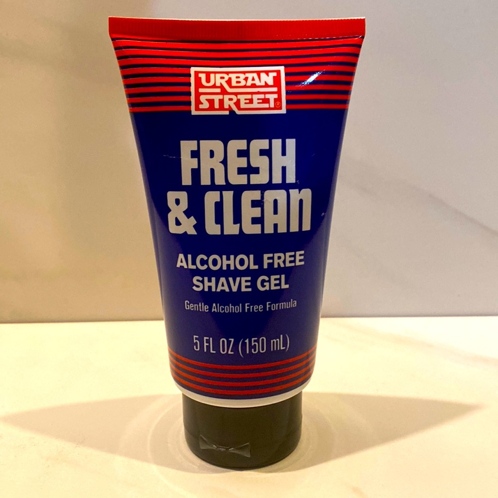 Shave gel alcohol free,fresh and clean 5 oz soap free Moisturizing shave gel